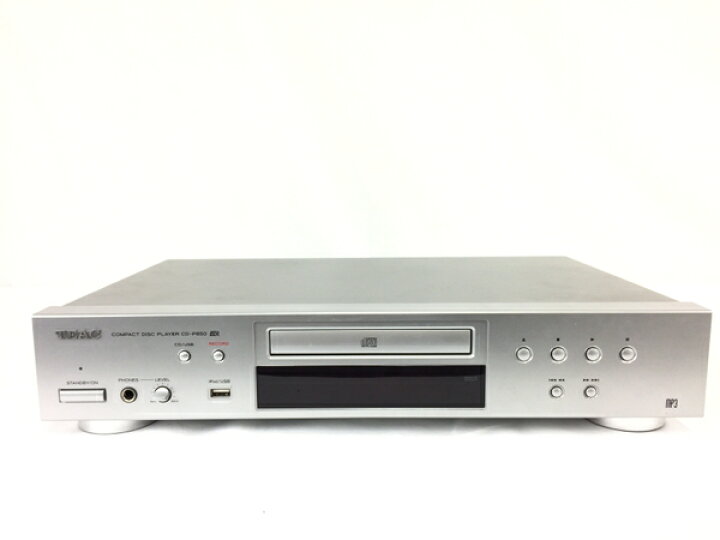 楽天市場】【中古】 TEAC ティアック CD-P650-S CDプレイヤー シルバー  