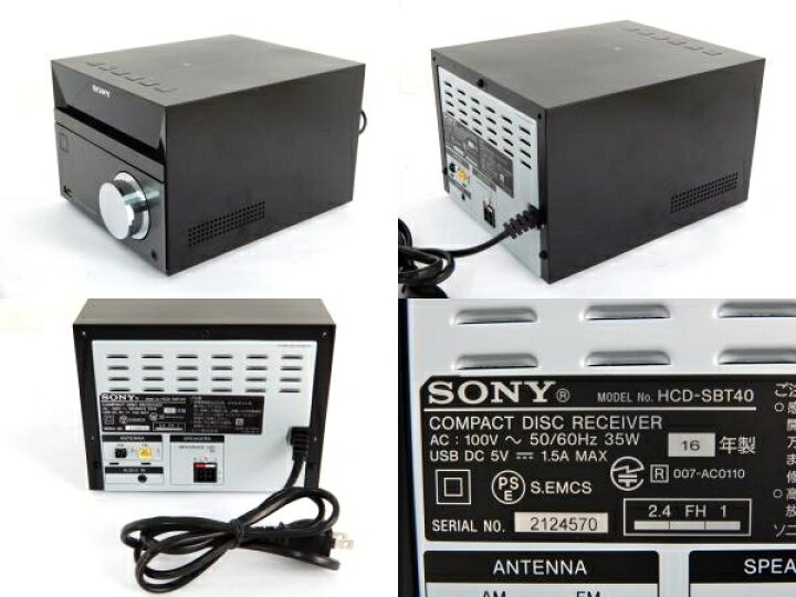 楽天市場】【中古】 SONY ソニー CMT-SBT40 ホーム オーディオ 