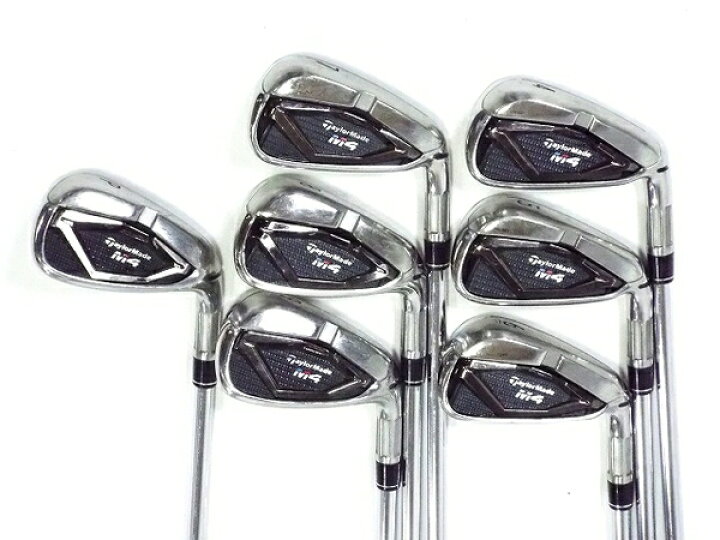 楽天市場】【中古】 TaylorMade テーラーメイド M4 アイアン 7本セット 