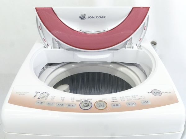 楽天市場】【中古】SHARP シャープ Ag+イオン ES-KS70K 全自動洗濯機 ...