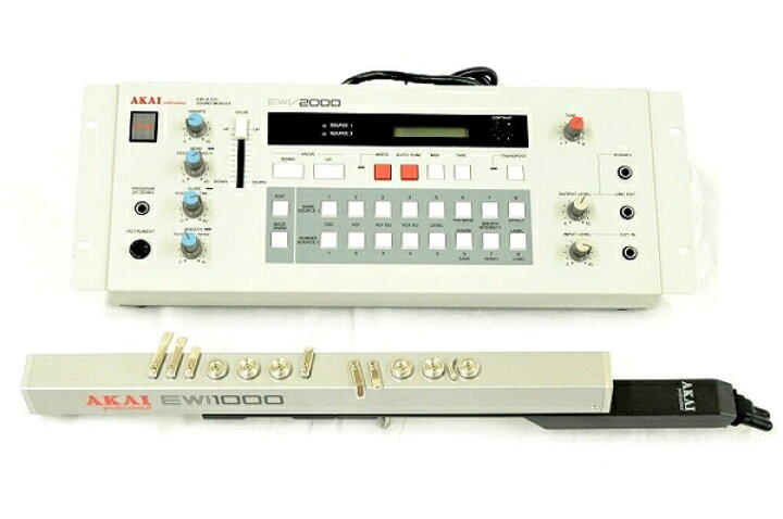 楽天市場】【中古】 AKAI EWV2000 EWI1000 ウインド シンセサイザー 