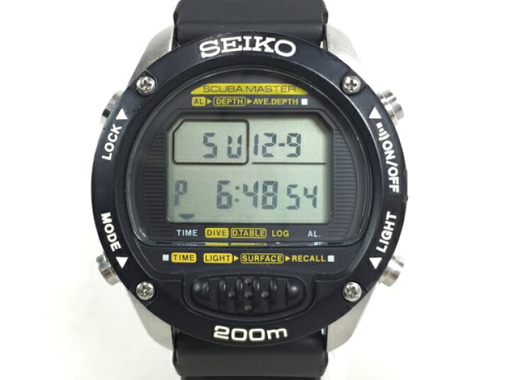 楽天市場】【中古】 SEIKO セイコー M705-5A00 スキューバ マスター 