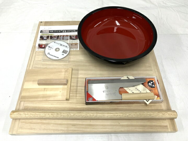 楽天市場】【中古】 味づくり自分流 麺打ちセット そば打ち うどん打ち  