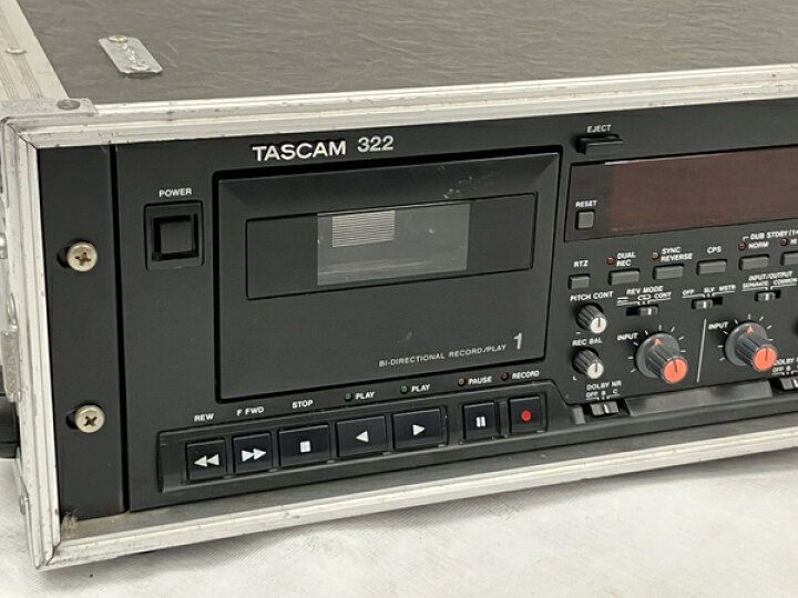 楽天市場】【中古】 TASCAM 322 ダブルカセットデッキ ARMOR 