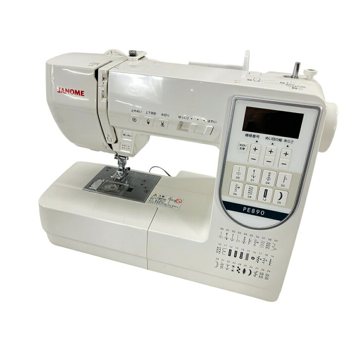 楽天市場】JANOME PE890 MODEL 812型 コンピューター 家庭用 ミシン 