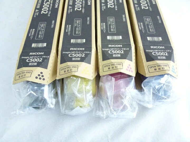 楽天市場】未使用 【中古】 RICOH リコー imagio MP Pトナー C5002 4色 