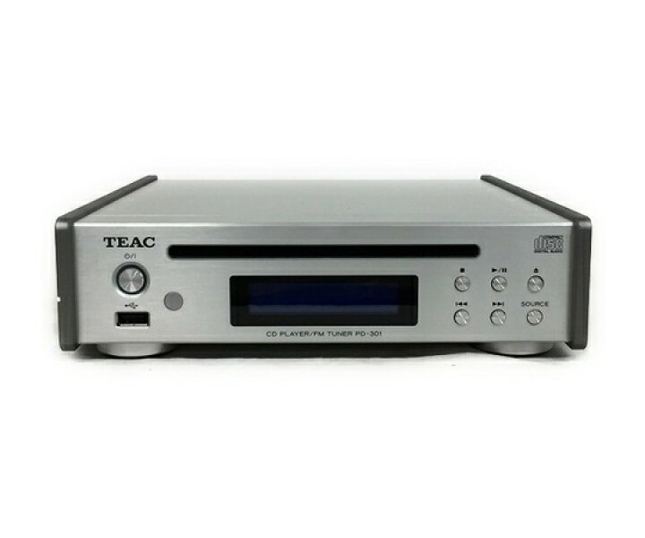 楽天市場】美品 【中古】 TEAC PD-301 CDプレーヤー AM/FM チューナー 