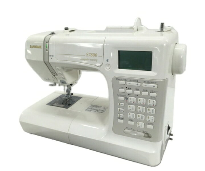 楽天市場】【中古】 JANOME S7800 コンピューター ミシン 844型 家電 