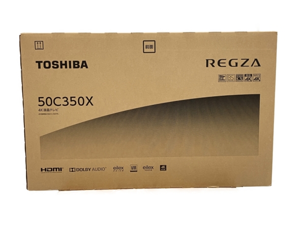楽天市場】未使用 【中古】 TOSHIBA REGZA 50C350X 4K液晶テレビ 50