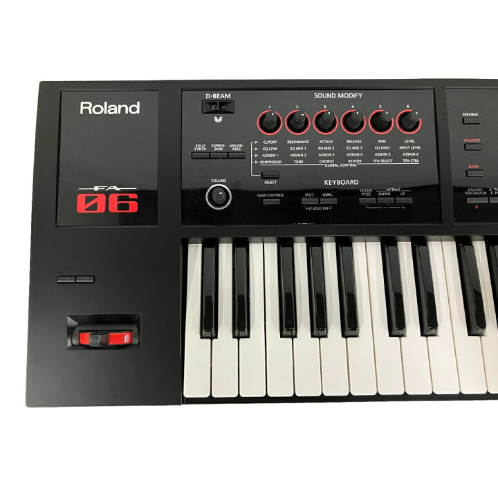 楽天市場】【中古】 Roland FA-06 キーボード シンセサイザー 61鍵盤 