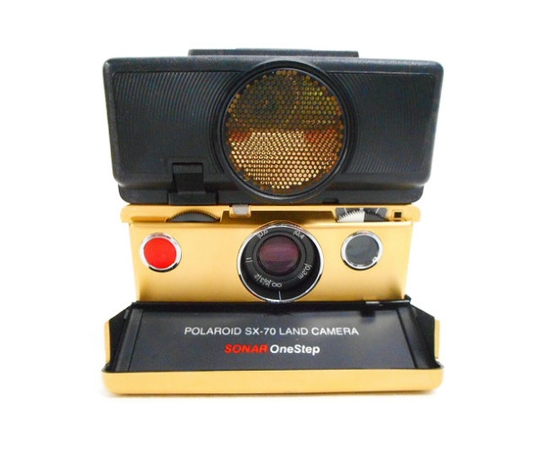 楽天市場】【中古】 Polaroid ポラロイド SX-70 ゴールド カメラ