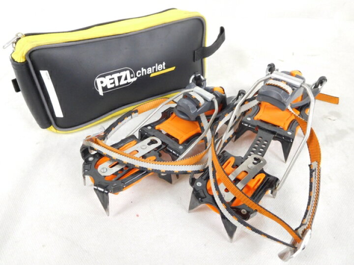 楽天市場】【中古】 中古 PETZL ペツル アイゼン 12本爪 登山 オレンジ 