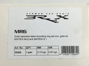 【中古】BRAXMATRIXML-128mmハイエンドツィーターMR-6サポートリングML-6P16cmミッドバススピーカー音響N6123858