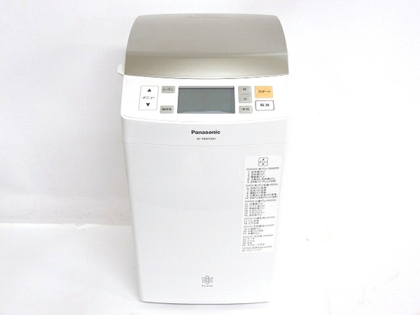 【中古】 Panasonic GOPAN SD-RBM1001-W ライスブレッドクッカー ホームベーカリー 1斤 ホワイト T2518876 |  ReRe（安く買えるドットコム）