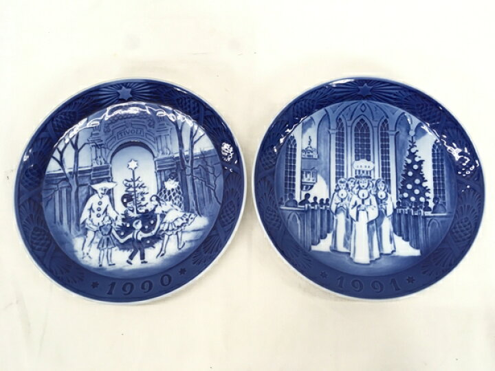 楽天市場】【中古】 Royal Copenhagen イヤープレート 1990-1994 5枚 