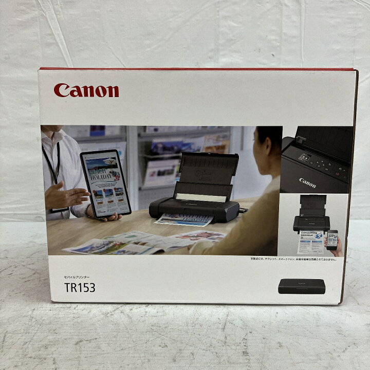 楽天市場】未使用 【中古】 Canon TR153 モバイルインクジェット 