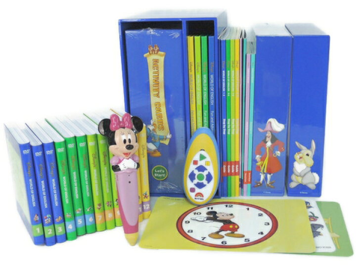 楽天市場】【中古】 DWE ディズニー 英語 教材 ステップバイステップ 