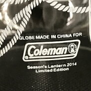 美品【中古】Colemanシーズンズランタングローブ2014キャンプN6523954