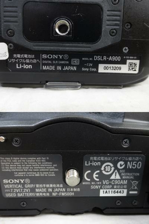 楽天市場】【中古】SONY α900 + VG-C90AM 付 縦位置グリップ DSLR-A900