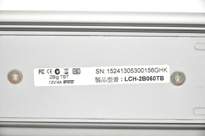 楽天市場】【中古】 LaCie LaCie 2big Thunderbolt LCH-2B060TB 外付け 