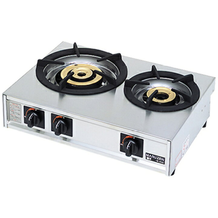 楽天市場】新品 マルゼンガステーブルコンロ親子 M-212C 595×420 