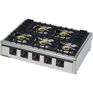 新品 マルゼン ガステーブルコンロ＜ニュー飯城＞ M-825C 間口780×奥行540×高さ164mm 送料無料（沖縄・…