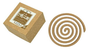 100%天然白檀線香『沙羅双樹』渦巻10枚入 日本製