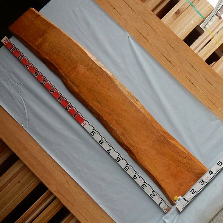 楽天市場】桜 さくら 一枚板 2508 長さ200cm 幅25～35cm 厚み3.5cm 