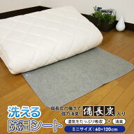 除湿シート 洗える ミニサイズ 60×120cm 備長炭入り 消臭 防カビ 湿気対策 湿気取り 湿気とり センサー…