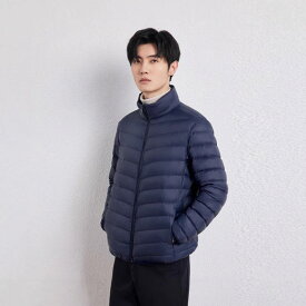 ダウンジャケット メンズ 軽量 ショート丈 スタンドカラー 秋冬 カジュアル 保暖 大きめ サイズ 大きめ 軽薄 アウター 普段使い 大人向け ゆったり シルエット