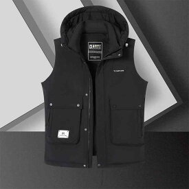 フード付きダウンジャケット メンズ 秋冬 ビッグサイズ 暖か ワークスタイル ゆったり カジュアル 普段使い ファッション アウター