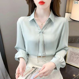 ブラウス レディース 長袖 ゆったり シャツ きれいめ カジュアル オフィス シンプル ベーシック 無地 定番 スタンダード リラックス 大人 上品 羽織り 体型カバー 前開き ボタン ファッション