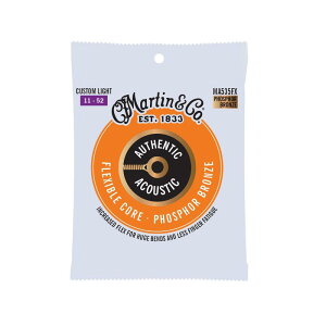 Martin �A�R�[�X�e�B�b�N�M�^�[�� ACOUSTIC (92/8 Phospher Bronze) MA535FX Custom Light .011-.052