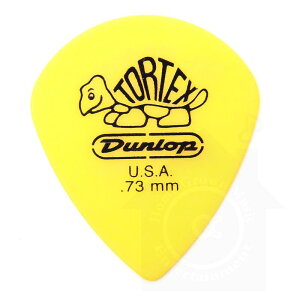 Jim Dunlop Tortex Jazz III XL Pick 12���Z�b�g 0.73mm �g�[�e�b�N�X �W���Y 3 ( �X���[ ) XL �s�b�N �� Musent Custom Players Pick �t�� | 498B073-YEL-12P