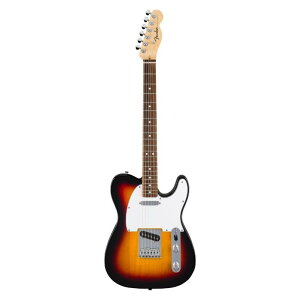 Fender �t�F���_�[ �G���L�M�^�[ Standard TelecasterR, Laurel Fingerboard, White Pickguard, 3-Color Sunburst �\�t�g�P�[�X�t��