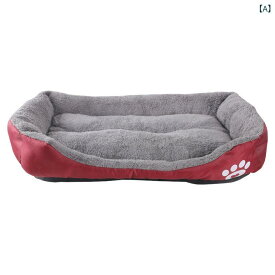 ペットベッド 犬 猫 スクエア型クッション 肉球柄 足跡 室内用休憩寝床ペット用クッションペットマット四角形多色かわいいシンプルベーシック定番ナチュラルスタンダードカジュアル