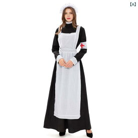 コスプレ レディース ナース 看護師 衣装 ハロウィン セットアップ ワンピース 帽子 赤十字 パーティー イベント 学園祭 文化祭 忘年会 仮装 大人用 演出服 舞台衣装 変装 女子会 撮影用 余興 ステージ衣装