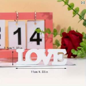 �u�� LOVE �I�u�W�F �A���t�@�x�b�g �f�R���[�V���� ��� �C���e���A ������ �E�F�f�B���O �o�����^�C�� ���� �G�� PVC�� �z���C�g ������ �p�[�e�B�[���� �L�O�� �v���[���g ���j�� �p�� ���� 