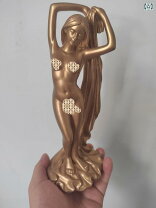 楽天市場】置物 ブリムを着けた美女 ヨーロッパの彫刻風の通販