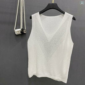 ノースリーブ レディース カットソー Vネック 涼しい インナー トップス 薄手 ストレッチ 伸縮性 通勤 通学 オフィス カジュアル きれいめシルエット ベーシック シンプル 合わせやすい
