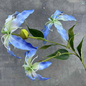 造花 嘉蘭百合 単枝 インテリア アートフラワー フェイクフラワー リアル 手触り オシャレ 花瓶用 撮影小物 ウェディングブーム ブライダル装飾 飾り付け 枯れにくい花 リビング 玄関 華やか