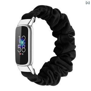 �X�}�[�g�E�H�b�`�o���h Fitbit Luxe�p �o���h �L�k���V���V���^ �|���G�X�e���f�� �ԕ��v�����g ������� ���킢�� �����x���g �_�炩�� �ʋC�� ���E�ȒP ���K�t�B�b�g�� �X�|�[�c ����g��