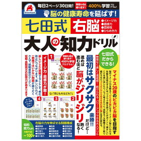 シルバーバック 七田式 大人の知力ドリル 右脳｜脳トレ 記憶力 直感力 イメージ力 強化ドリル 大人の脳活・自分磨きに 健康維持やプレゼントにも最適 ([バラエティ])