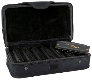 Hohner Piedmont Blues 7-Harmonica Pack with Case�@���s�A���i