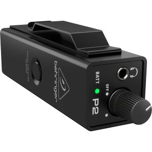 BEHRINGER �x�����K�[ �w�b�h�z���A���v �d�r�쓮 �C���C���[ P2 �u���b�N BEHRINGER POWERPLAY P2
