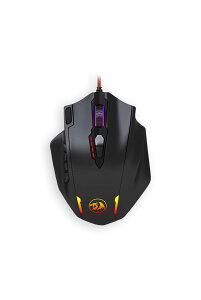 Redragon M908 12400 DPI �C���p�N�g MMO �Q�[�~���O�}�E�X �v���O�����\�ȃ{�^��18�� �d�ʒ����J�[�g���b�W �T�C�h�{�^��12��