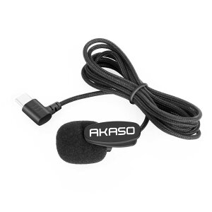 AKASO �O�t���}�C�N Brave 7/ Brave 8/ Brave 6 Plus �A�N�V�����J������p (Type-C�|�[�g)