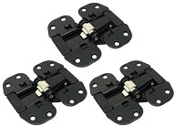 DIYパートナー 3個入 ムラコシ センターヒンジ 折戸 丁番 建具 蝶番 修理 折れ戸 交換 バネ KRG00038タイプ
