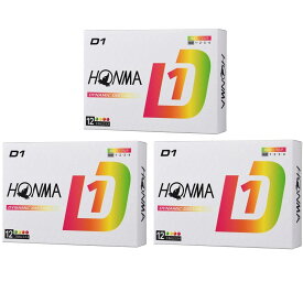 本間ゴルフ HONMA ボール D1 ボール 3ダースセット 3ダース(36個入り) マルチ