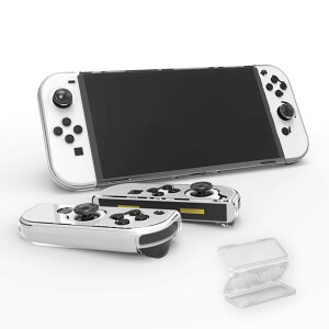 ZeniMart Switch oled �J�o�[ �y2022 Switch�L�@El���f���Ή��z Switch �L�@el TPU �N���A �h�b�N�Ή� Joy-Con(L)/(R)�J�o�[�tx�L�@EL���f����p oled �X�C�b�` �P�[�X �j���e���h�[�X�C�b�` �ی�P�[�X ����
